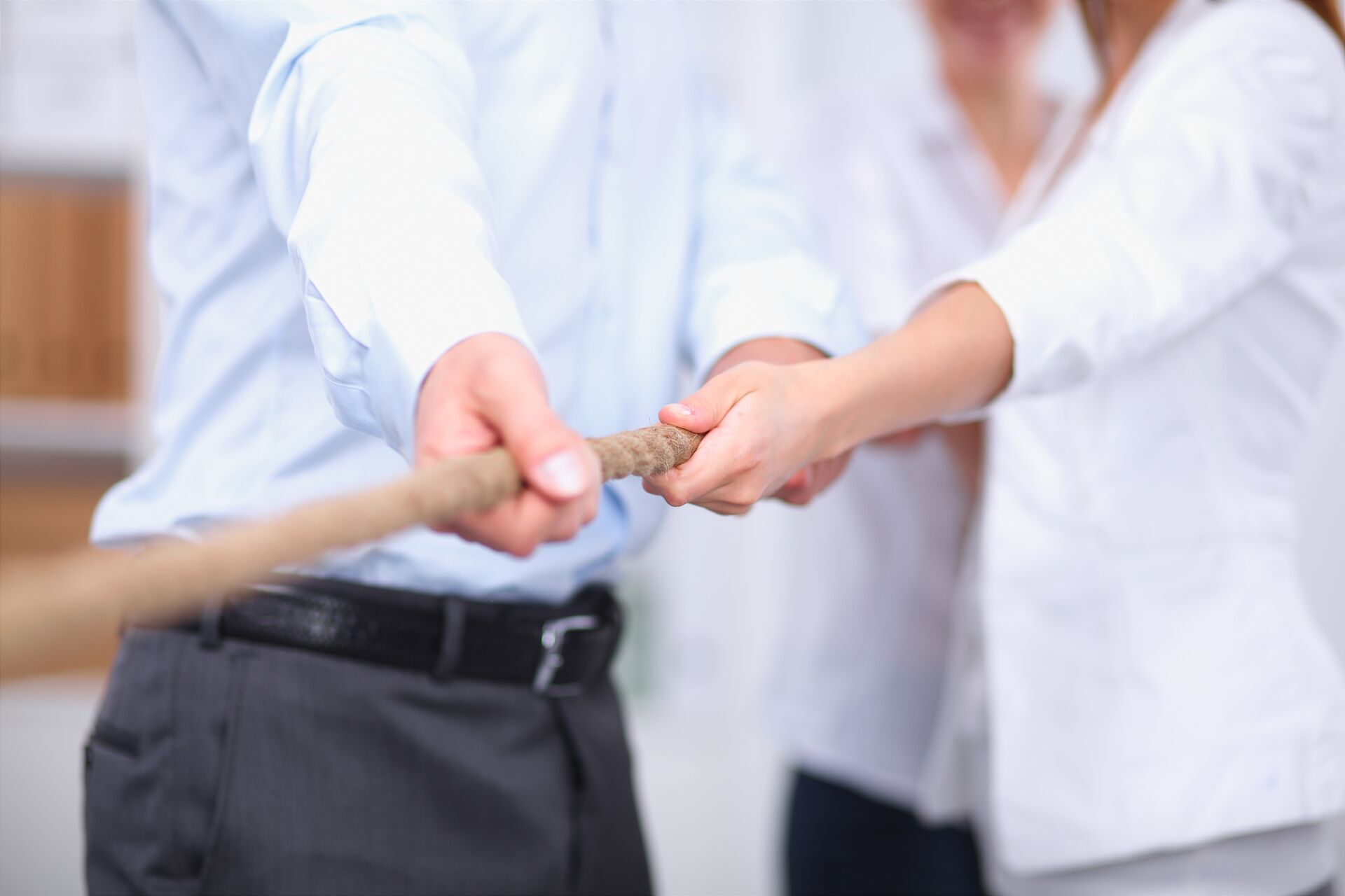 Wir arbeiten Hand in Hand